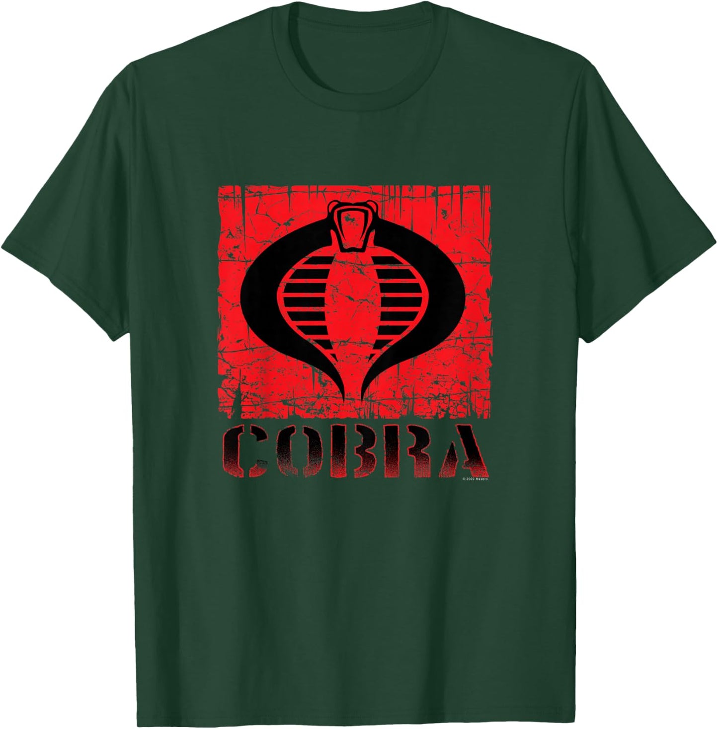 Kids G.I. Joe A Real American Hero Cobra Command Distressed Logo T-Shirt - T-Shirt | Forest