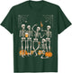 Scary Skeleton Party Halloween Costume 2024 Drinking Beer T-Shirt - T-Shirt | Forest