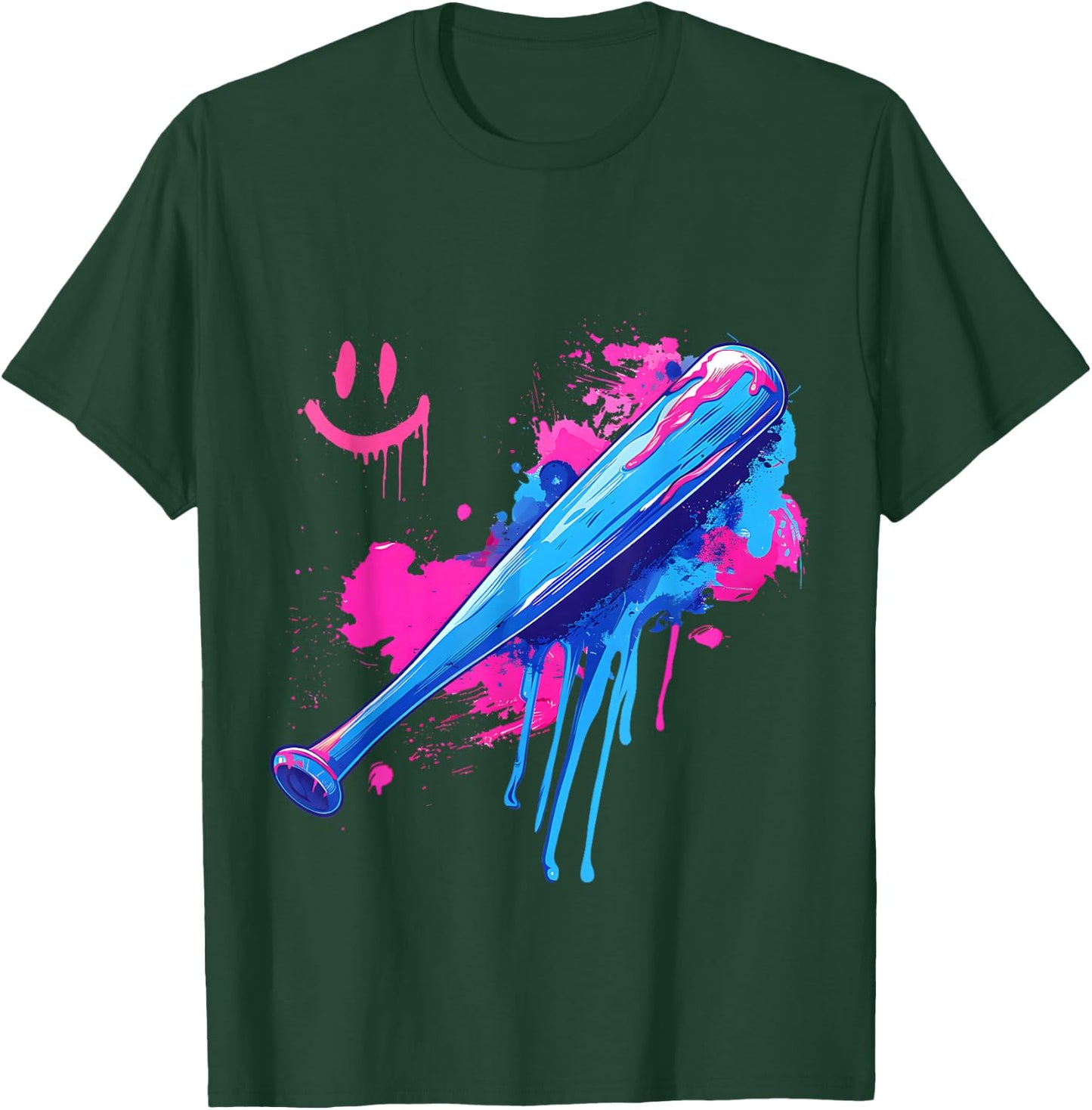 Baseball Bat with Sprinkles Drip Boys T-Shirt - T-Shirt | Forest
