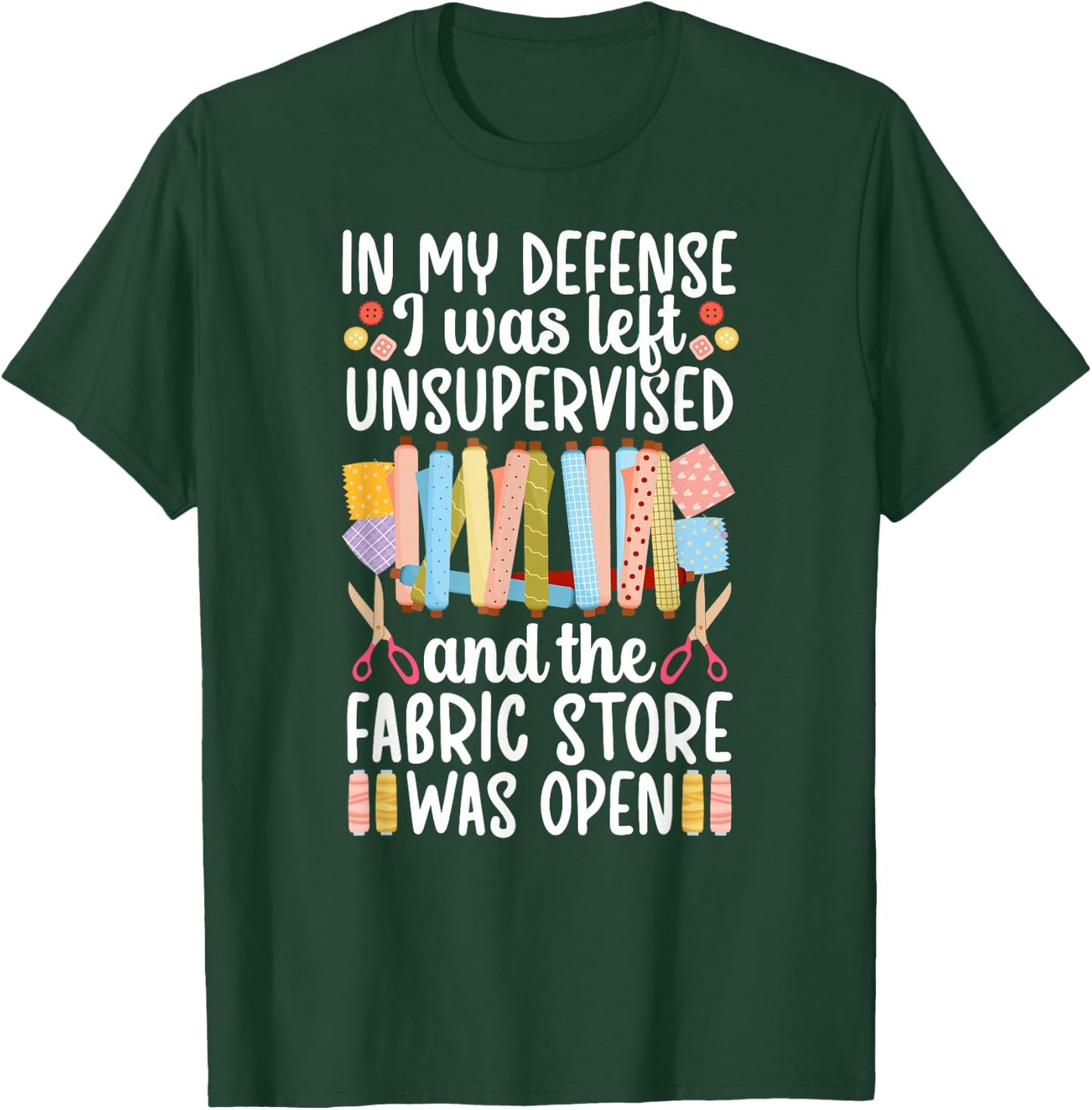 Quilting Funny Quilt Quilter Quilt Lover T-Shirt - T-Shirt | Forest