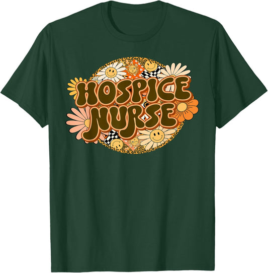 New Hospice Social Worker Nursing Aide Hospice Nurse Week T-Shirt - T-Shirt | Forest