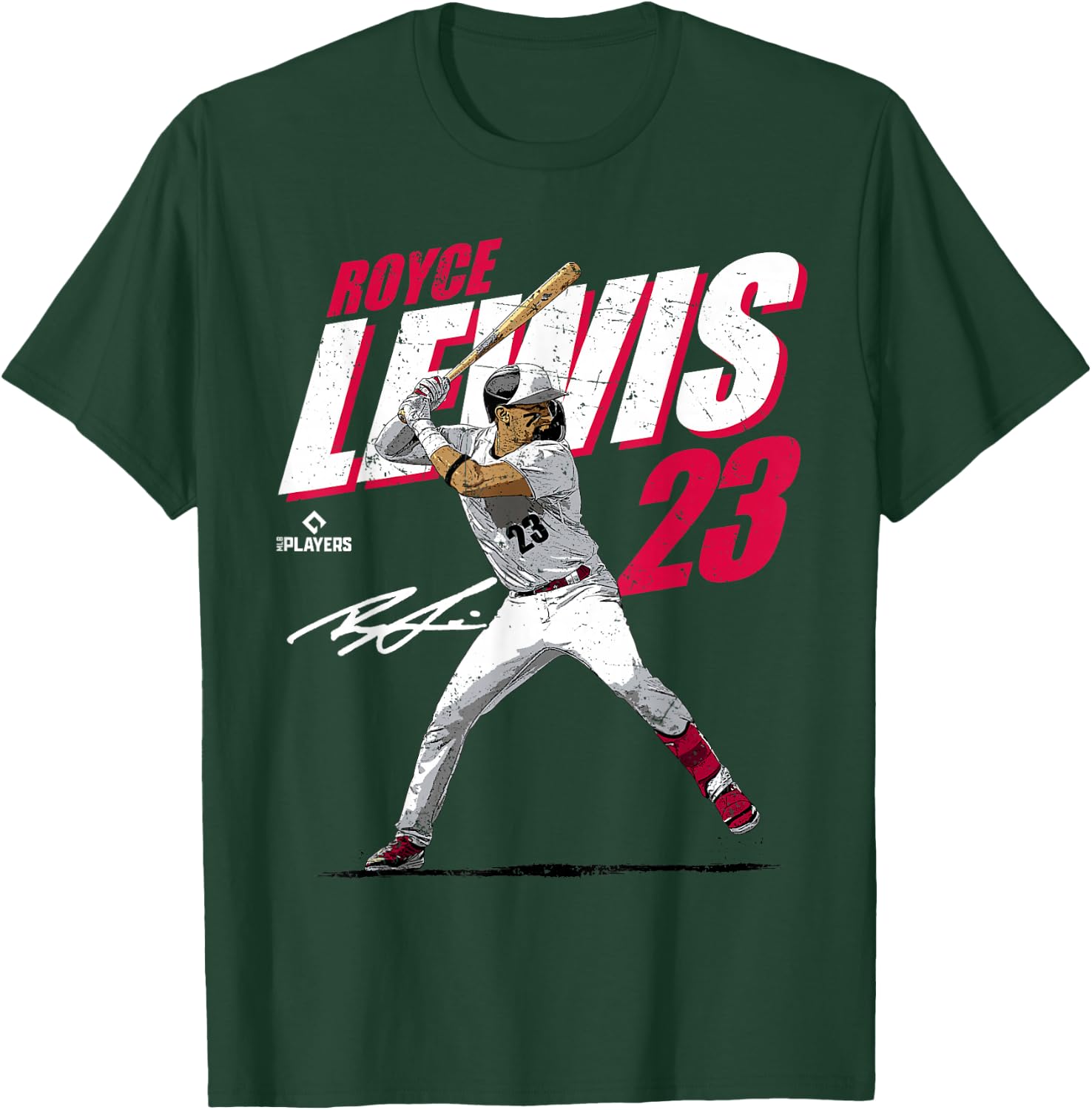 Royce Lewis | Minnesota Baseball Players | MLBRLS3001 T-Shirt - T-Shirt | Forest