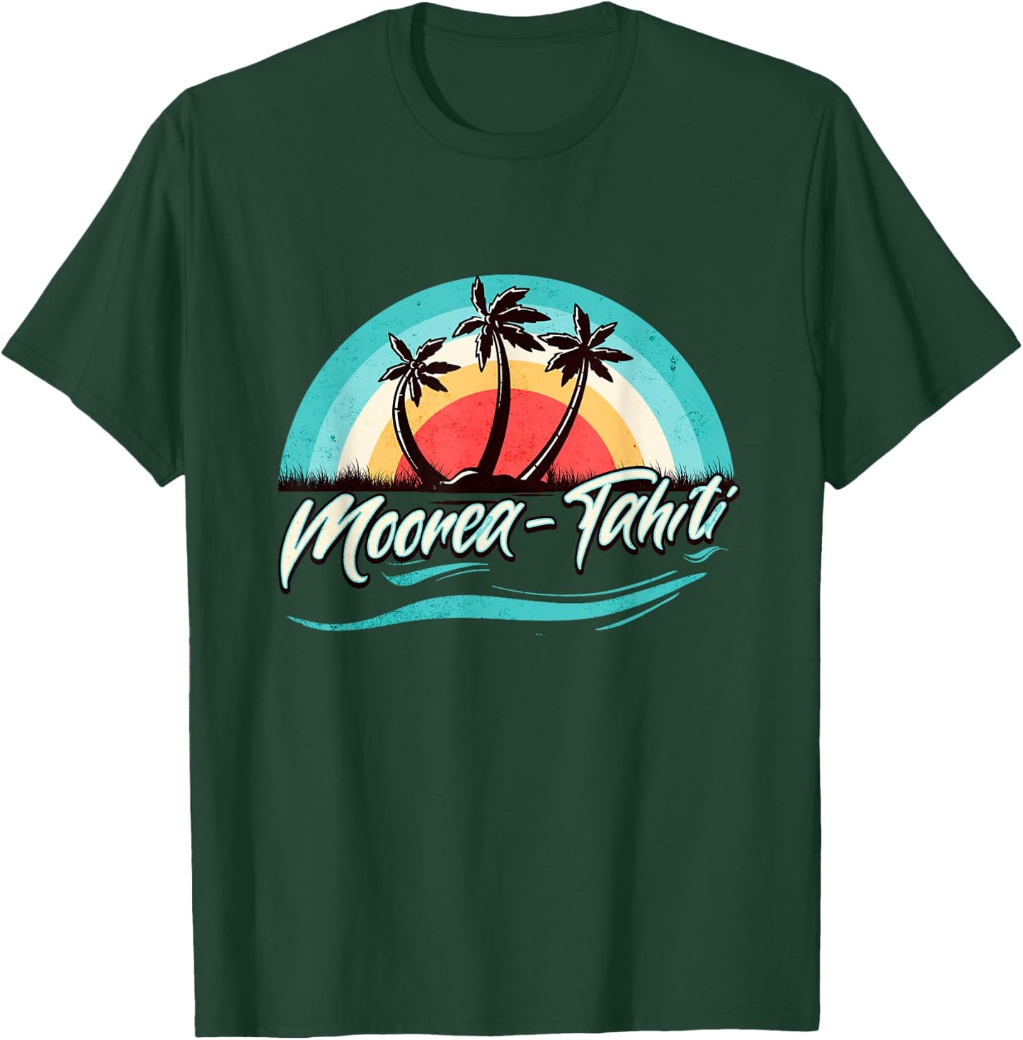 French Polynesia Moorea Tahiti T-Shirt - T-Shirt | Forest