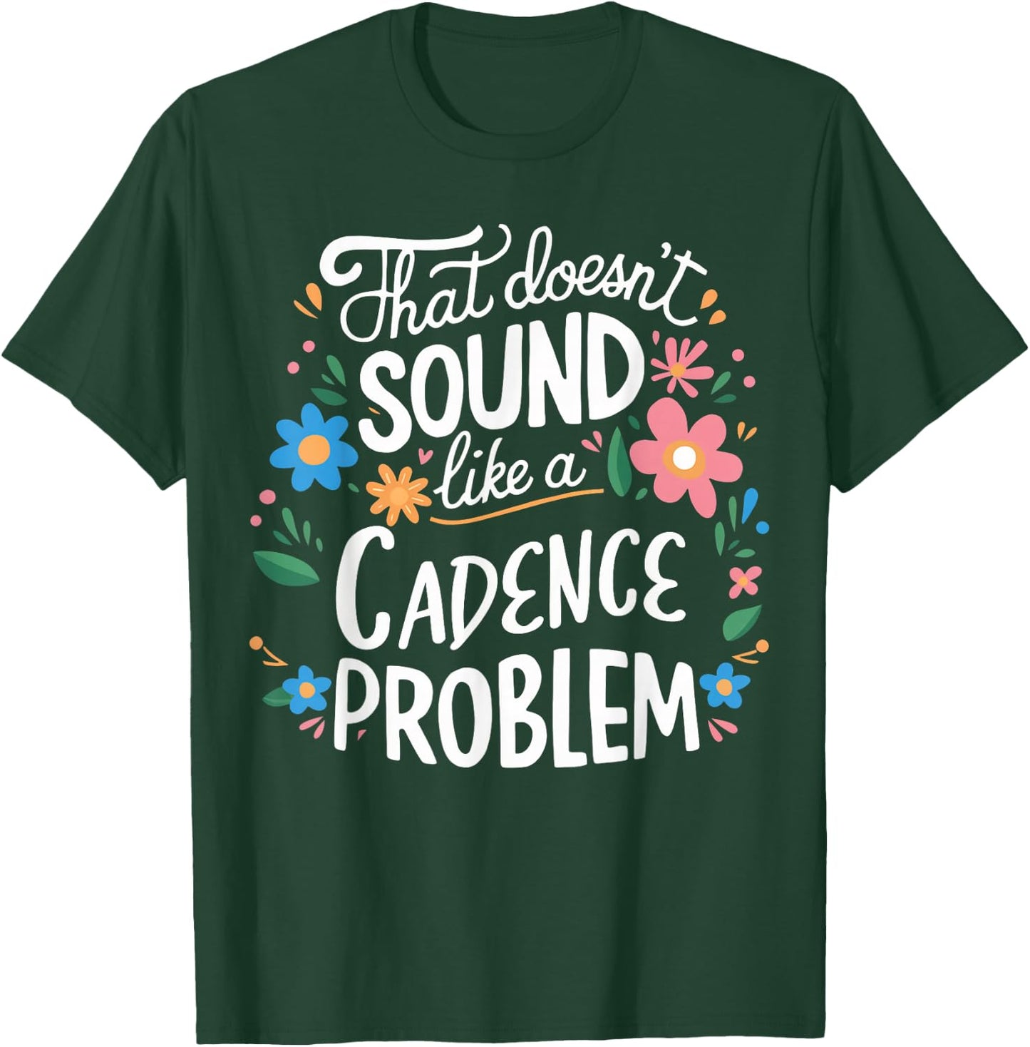 Cadence Personalized Cute Flower Girls Cadence Name T-Shirt - T-Shirt | Forest