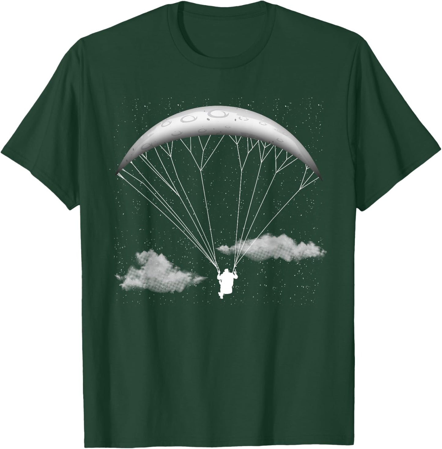 Funny Paragliding Design Women Skydiving Paraglider T-Shirt - T-Shirt | Forest