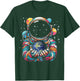 Astronaut Holding Earth Planet Space Galaxy Men Women Kids T-Shirt - T-Shirt | Forest