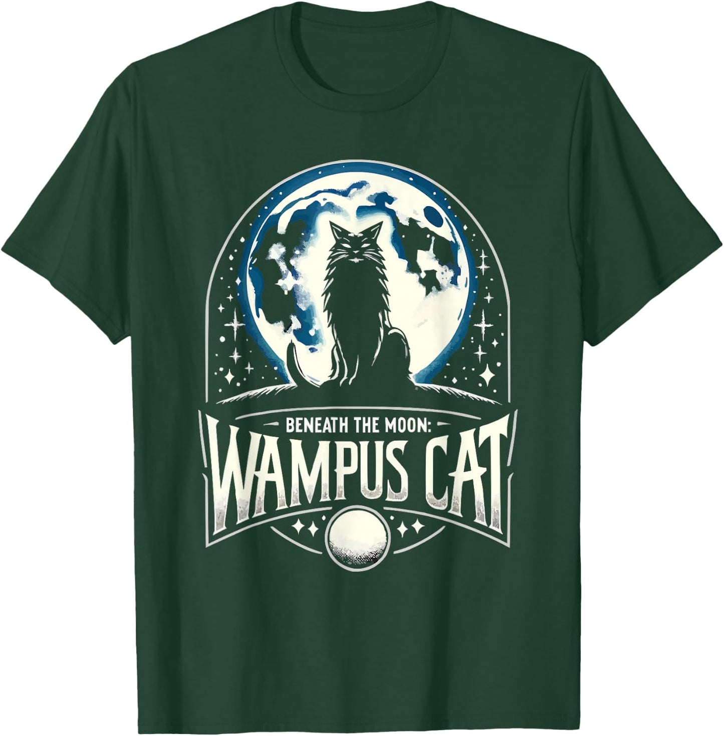 Wampus Cat American Folklore Cryptozoology Cryptid T-Shirt - T-Shirt | Forest