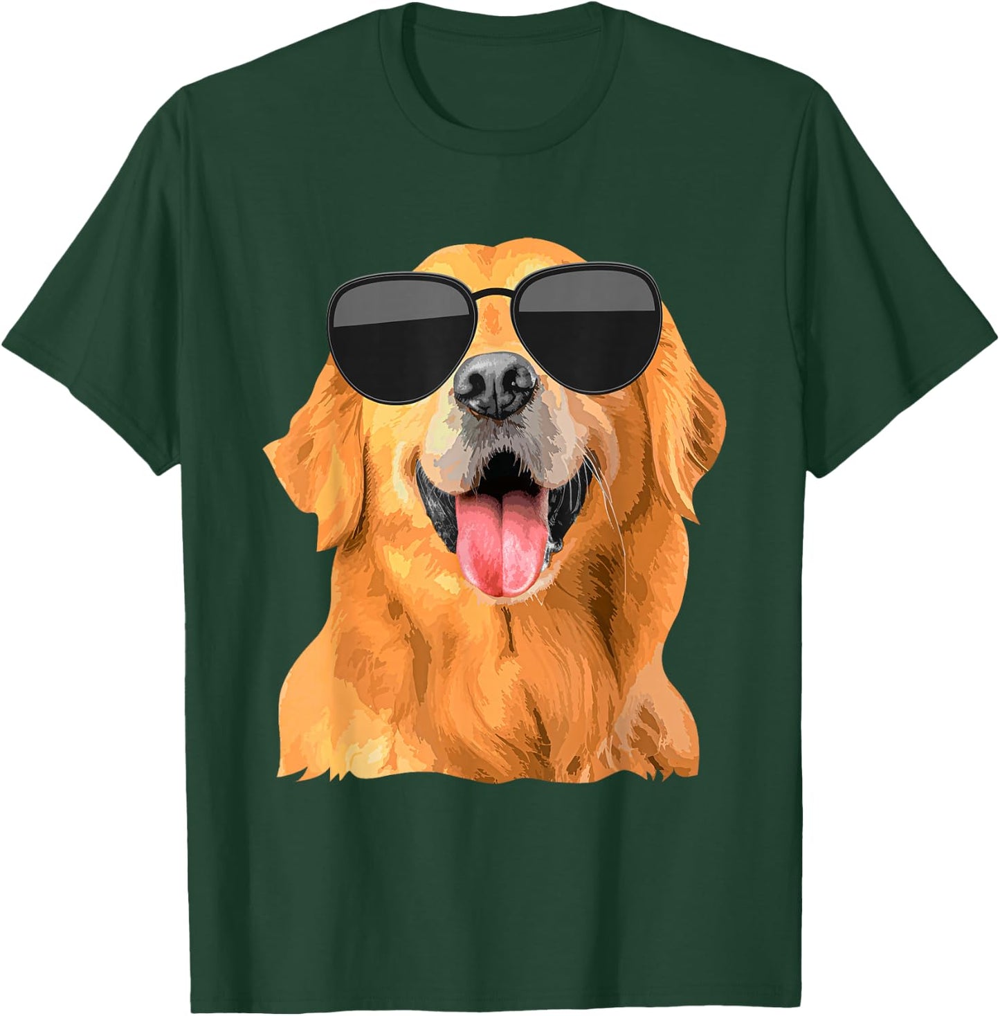 Golden Retriever Design Women Golden Retriever Lover T-Shirt - T-Shirt | Forest