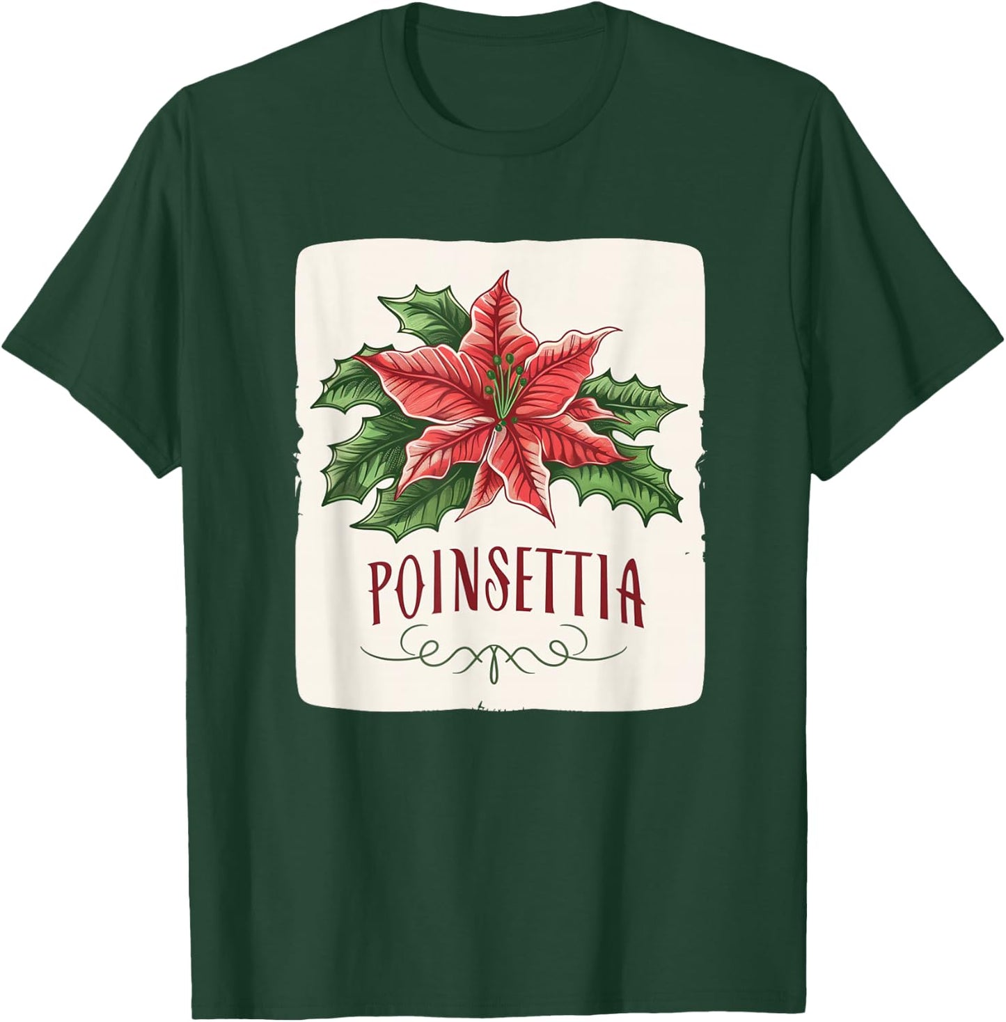 Awesome Poinsettia Flower Costume for Boys and Girls T-Shirt - T-Shirt | Forest