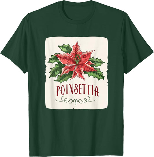Awesome Poinsettia Flower Costume for Boys and Girls T-Shirt - T-Shirt | Forest