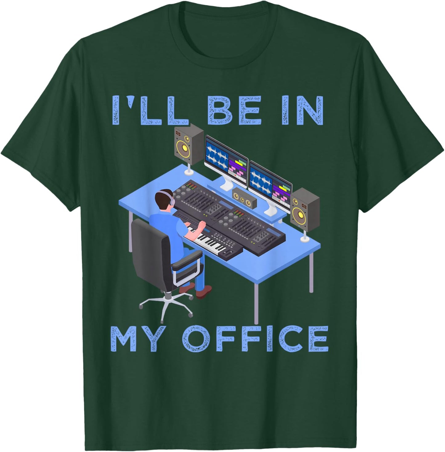 Music Editing Mixing Funny Studio Recording Sound Engineer T-Shirt - T-Shirt | Forest