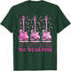 In October We Wear Pink Ribbon Guitar For Breast Cancer T-Shirt - T-Shirt | Forest