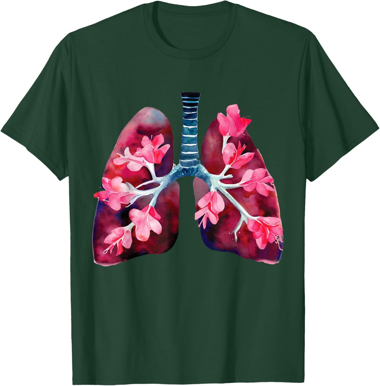 Registered Respiratory Therapist RT Care Week Pulmonologist T-Shirt - T-Shirt | Forest