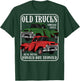 Rusted Old Vintage Pick Up Trucks (Print On Back) T-Shirt - T-Shirt | Forest
