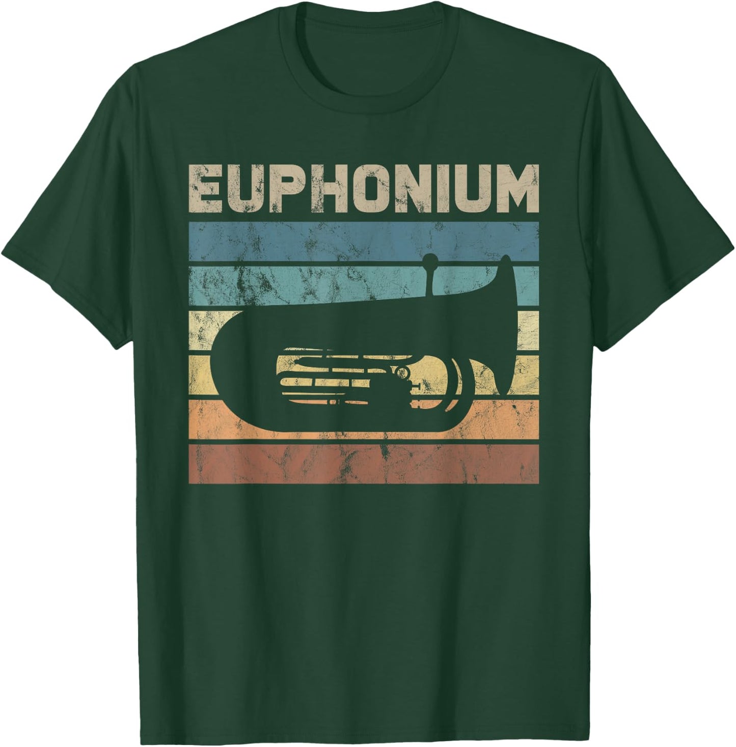 Euphonium Music Musician Baritone T-Shirt - T-Shirt | Forest