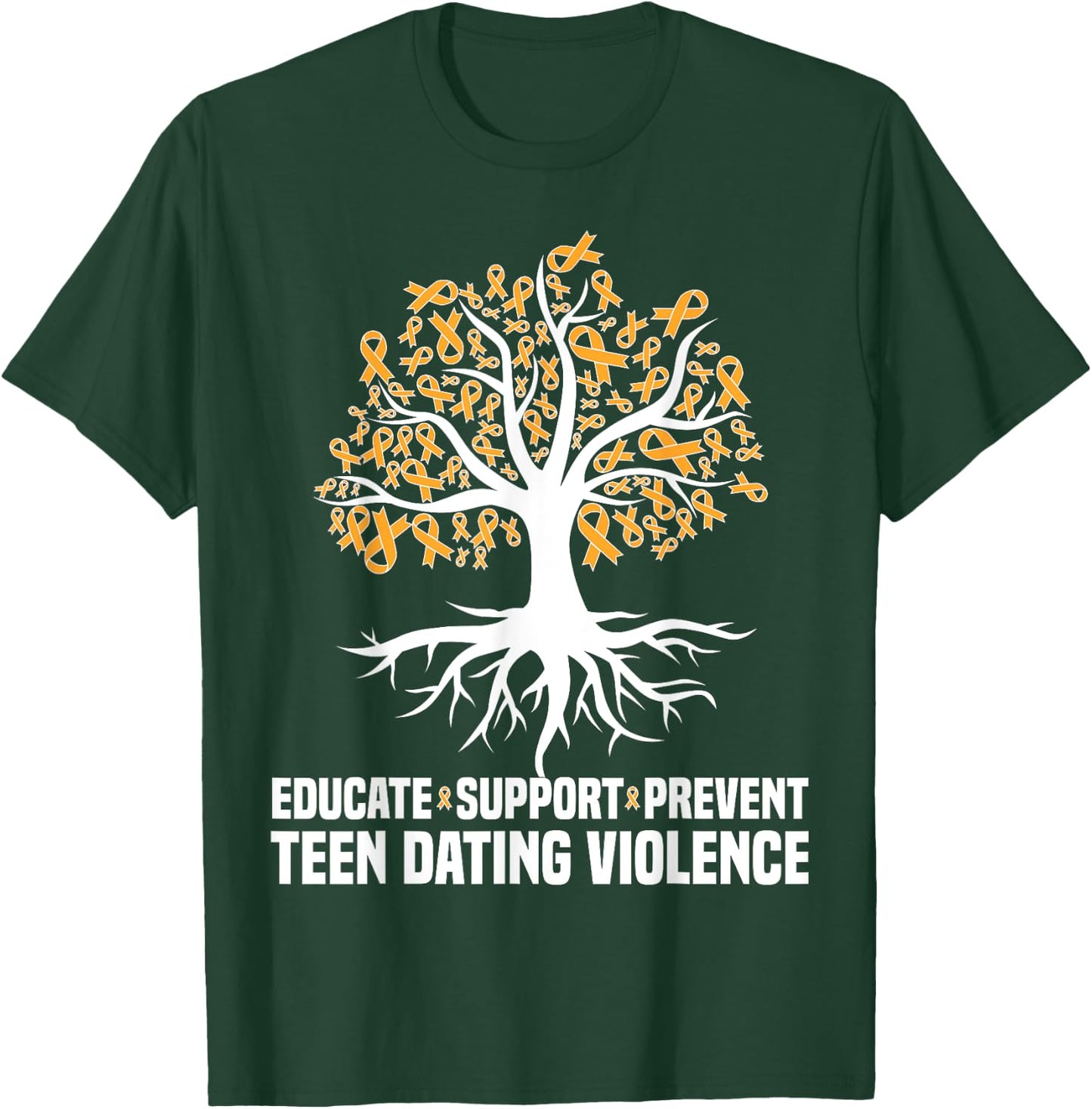 Educate We Wear Orange teen dating Violence Awareness T-Shirt - T-Shirt | Forest