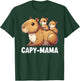 Funny Capybara Capy-Mama Babies Cute Boys Girls Kids T-Shirt - T-Shirt | Forest