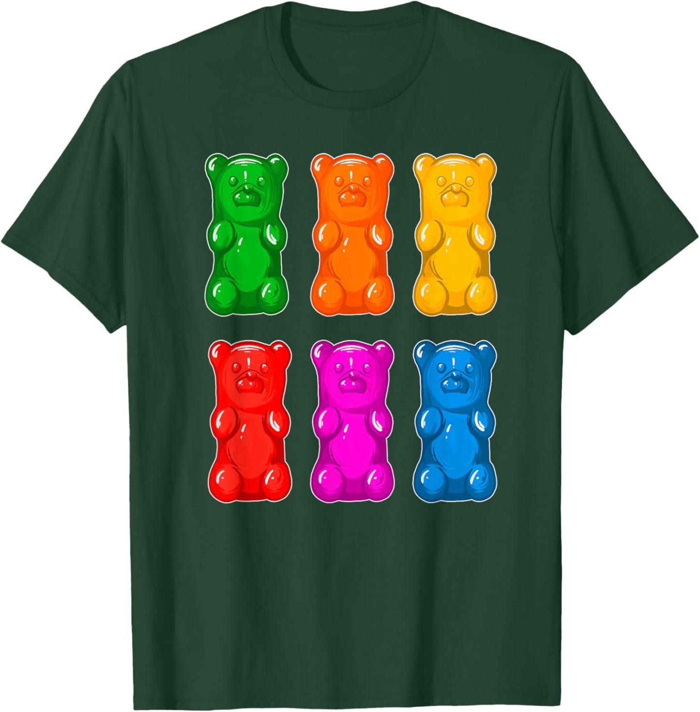 Gummy Bears for Adult and Youth T-Shirt - T-Shirt | Forest