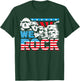 Funny We Rock Mount Rushmore Patriotic US American Flag T-Shirt - T-Shirt | Forest
