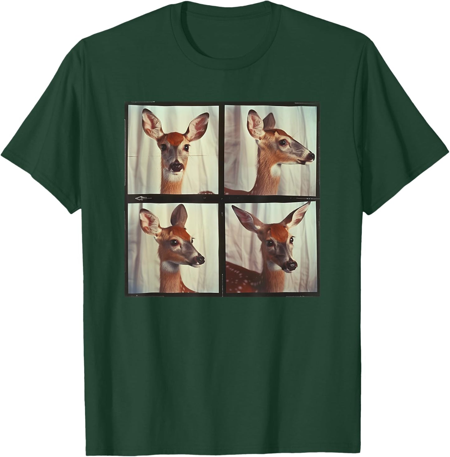 Whitetail Deer Beautiful Animal Photobooth Fawn Deer Lover T-Shirt - T-Shirt | Forest