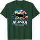 Ketchikan Alaska Aurora Borealis Moose Souvenir T-Shirt - T-Shirt | Forest