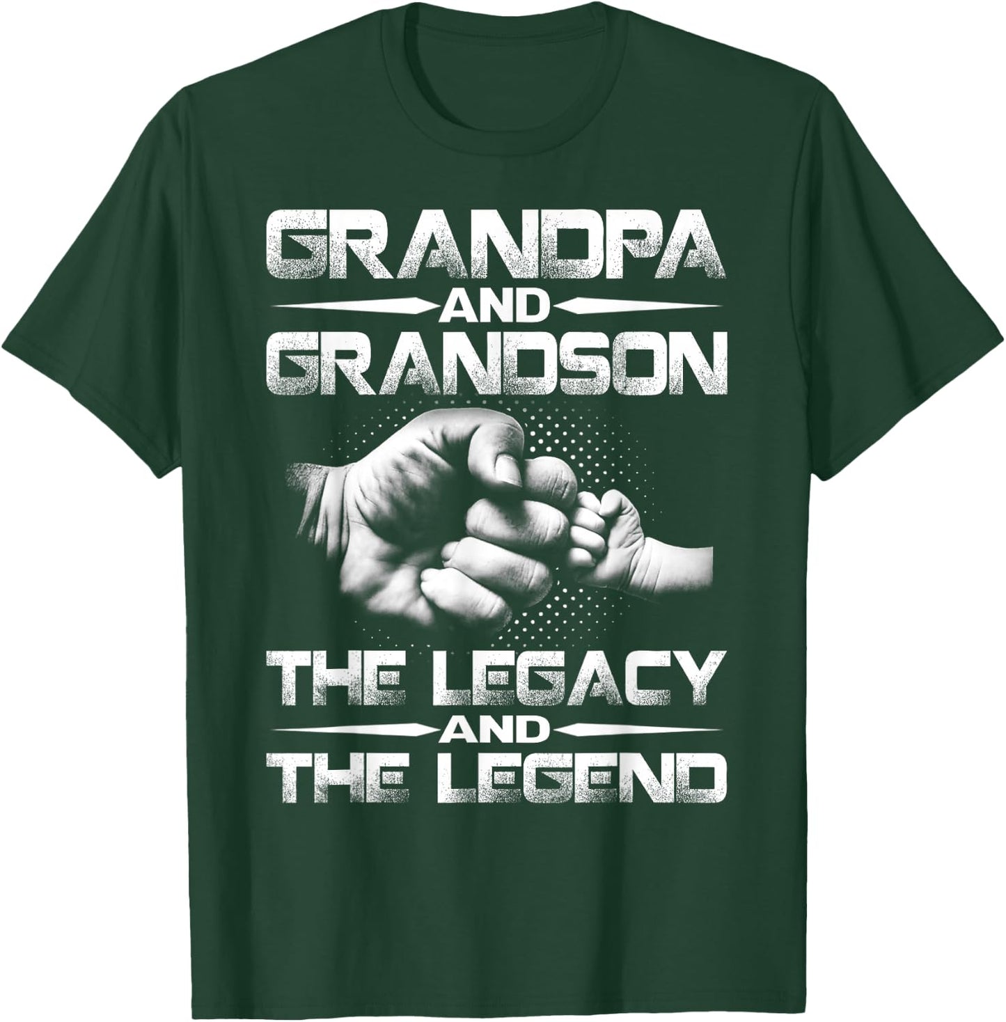 Grandpa And Grandson The Legend And The Legacy T-Shirt - T-Shirt | Forest