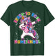 Homeschool Unicorn First Day Of School Outfit Girls T-Shirt - T-Shirt | Forest