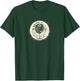 Elegant Wine Glass Silhouette T-Shirt - T-Shirt | Forest