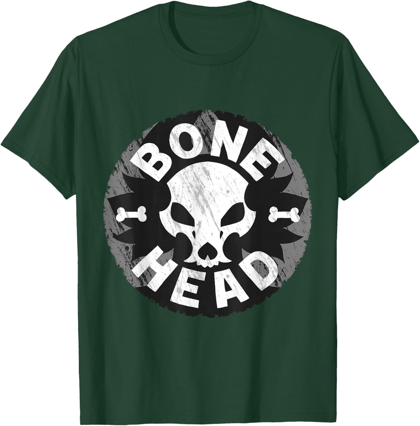 BONE HEAD - Skulldog T-Shirt - T-Shirt | Forest