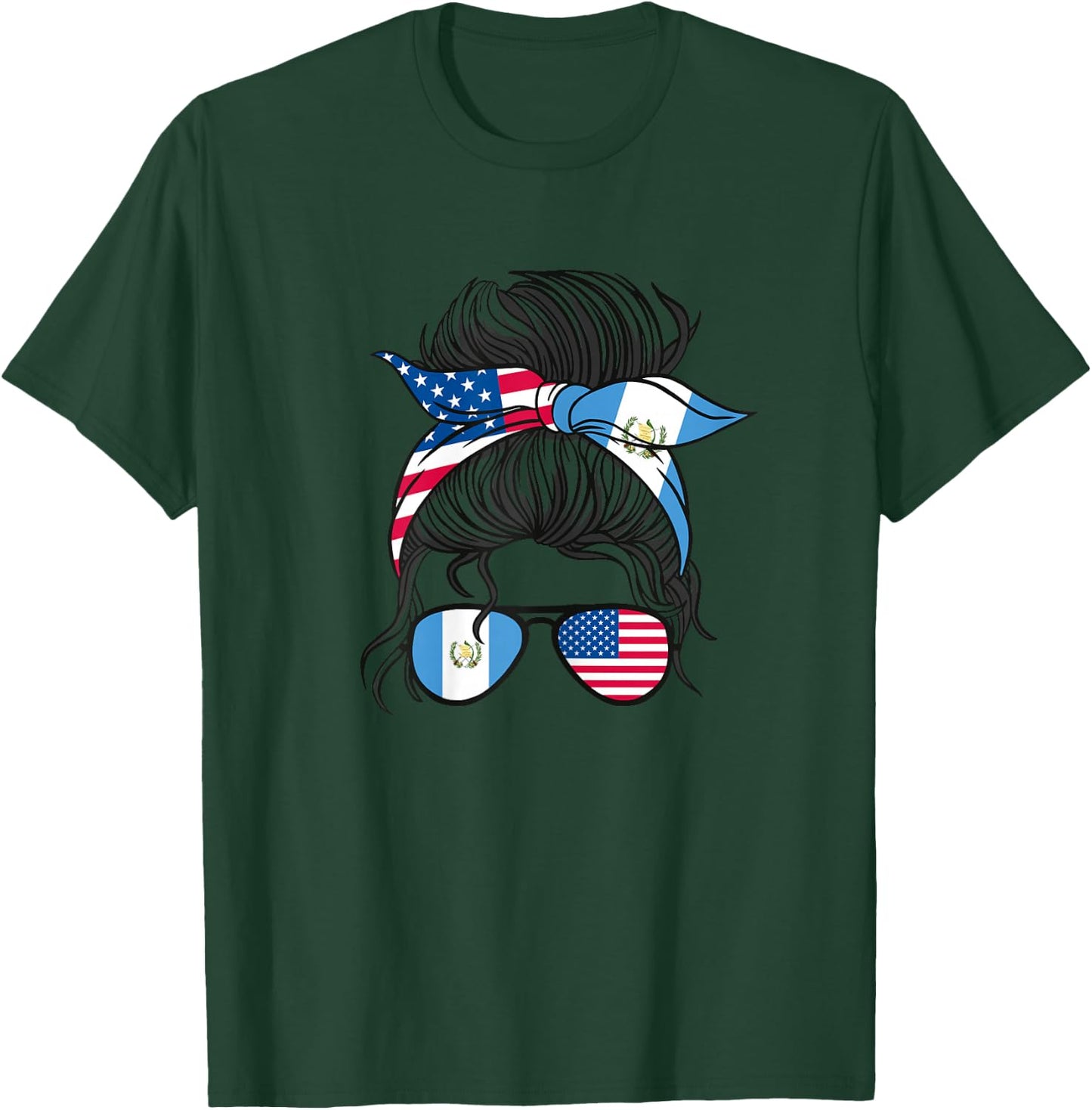 American guatemalan Girl T-Shirt - T-Shirt | Forest