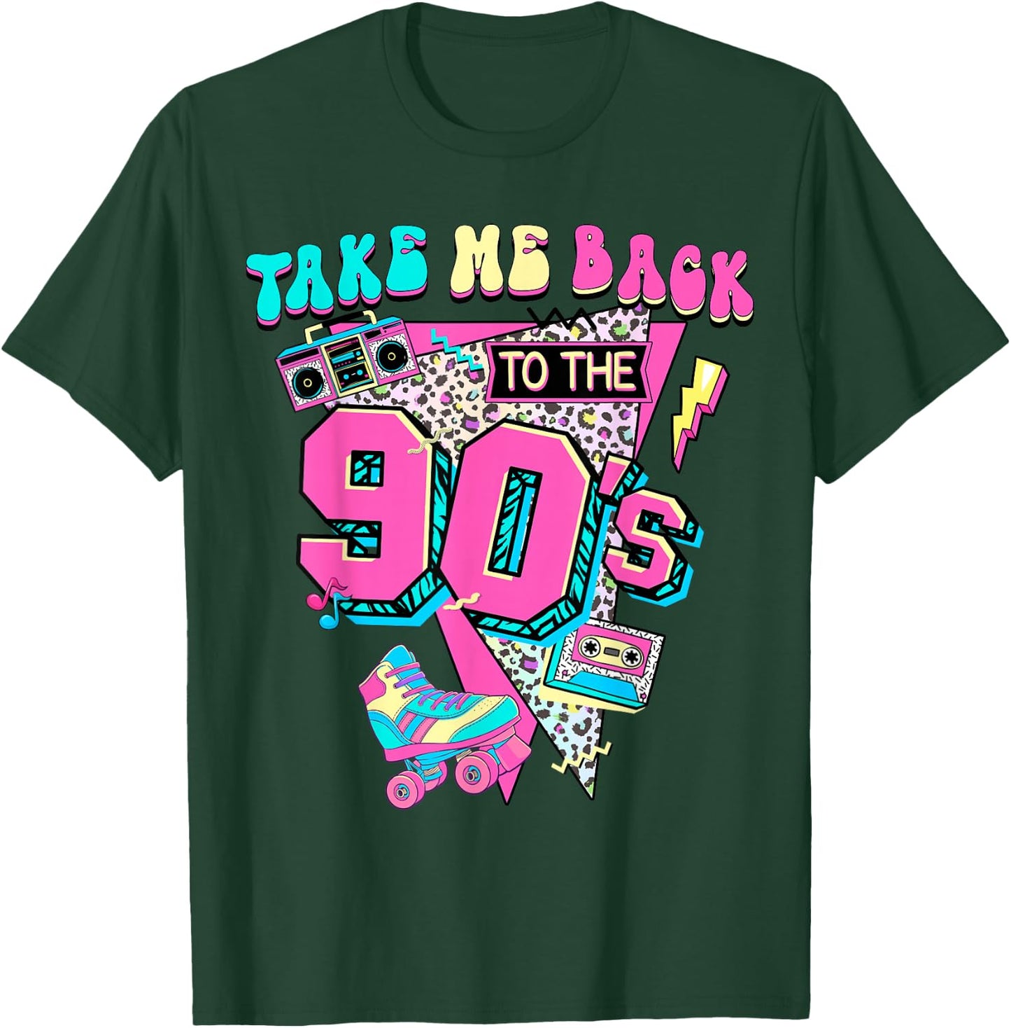 Take Me Back To The 90's Gen X Baby Boomers Vintage 1990's T-Shirt - T-Shirt | Forest