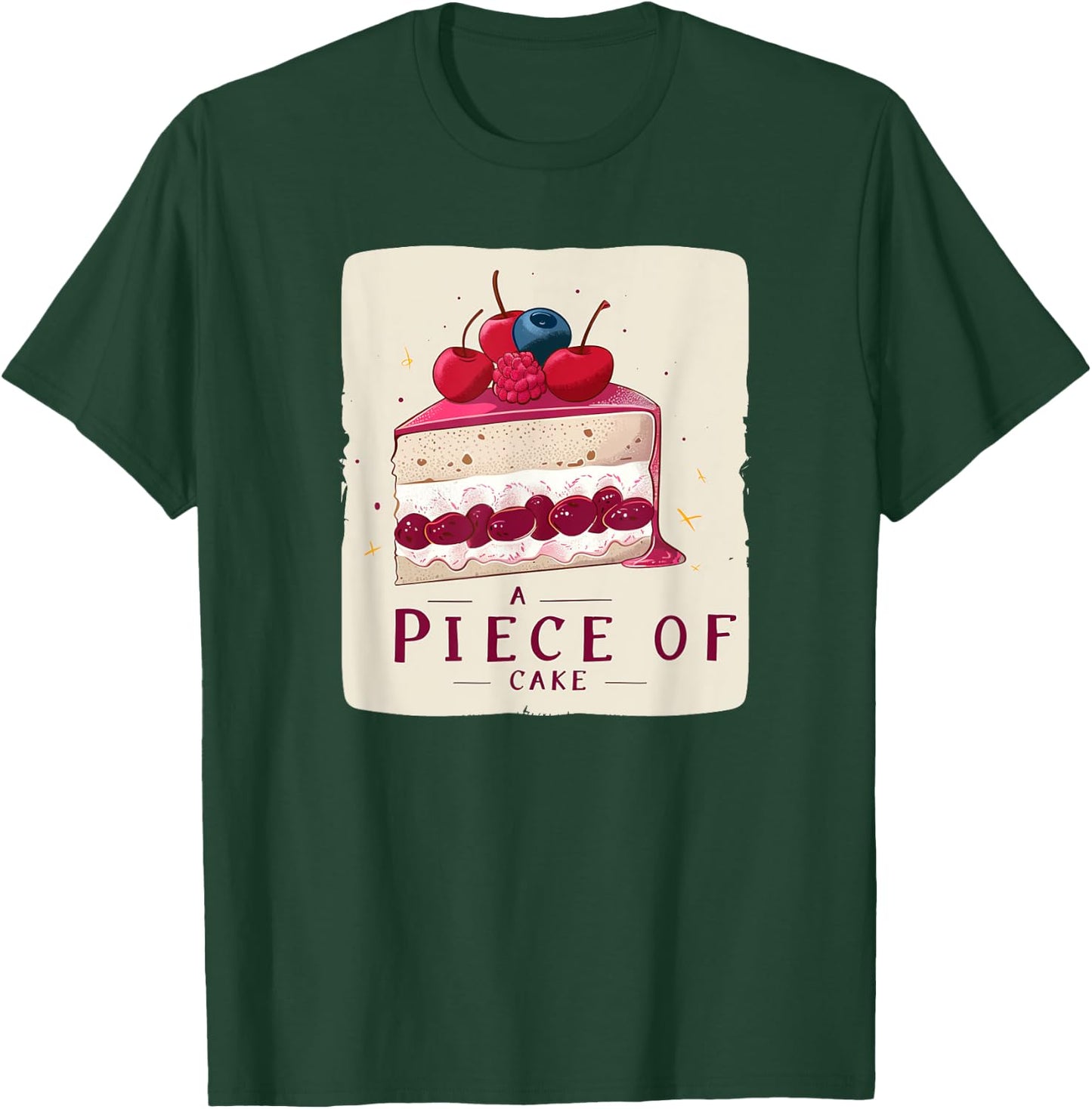 A Piece of Cake Idiom Costume T-Shirt - T-Shirt | Forest