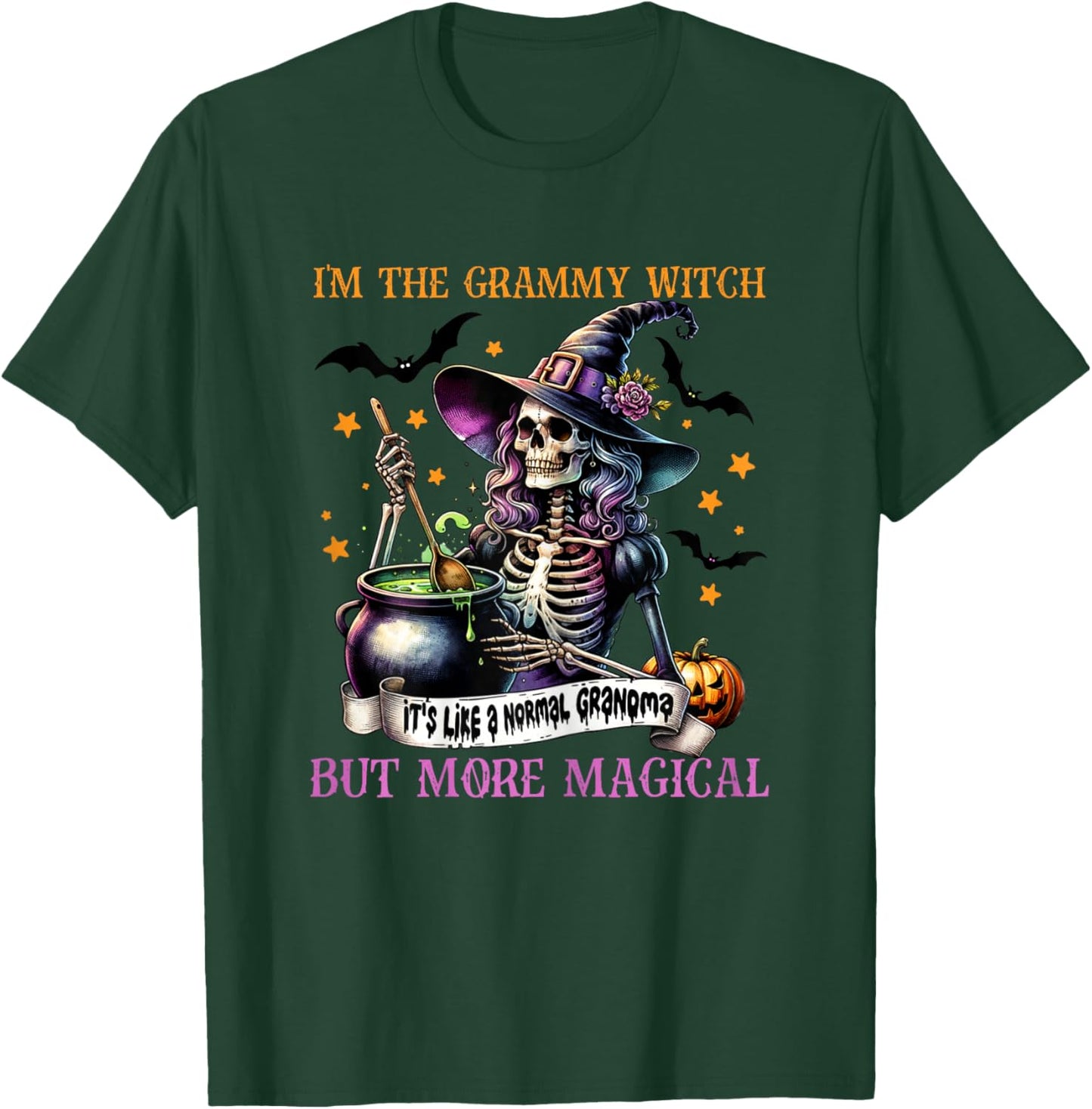 I'm The Grammy Witch Like A Normal Grandma But More Magical T-Shirt - T-Shirt | Forest