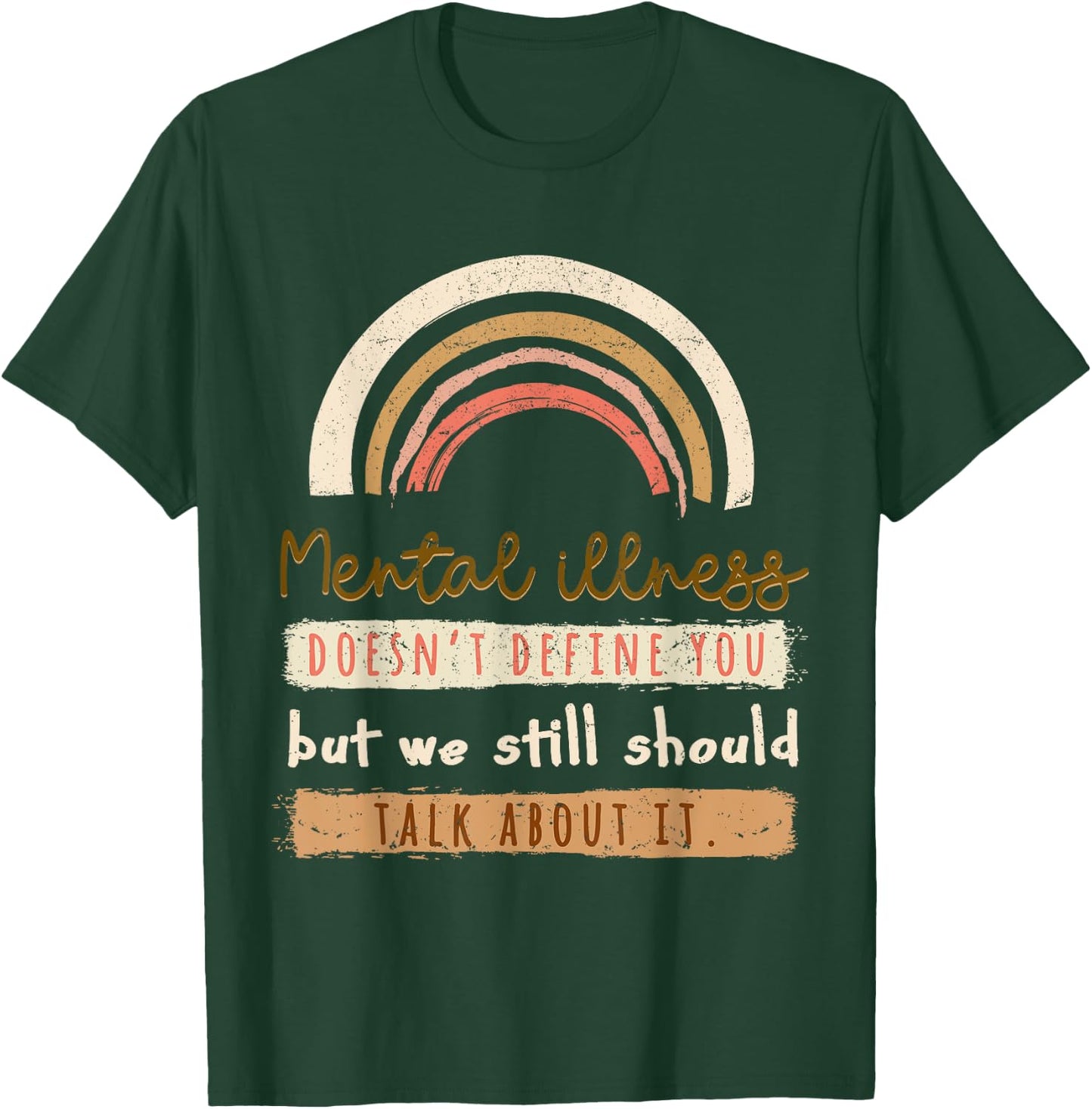 Depression Mental Health Awareness T-Shirt - T-Shirt | Forest