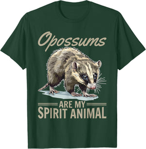 Funny Opossum Animal Opossums are my spirit animal T-Shirt - T-Shirt | Forest