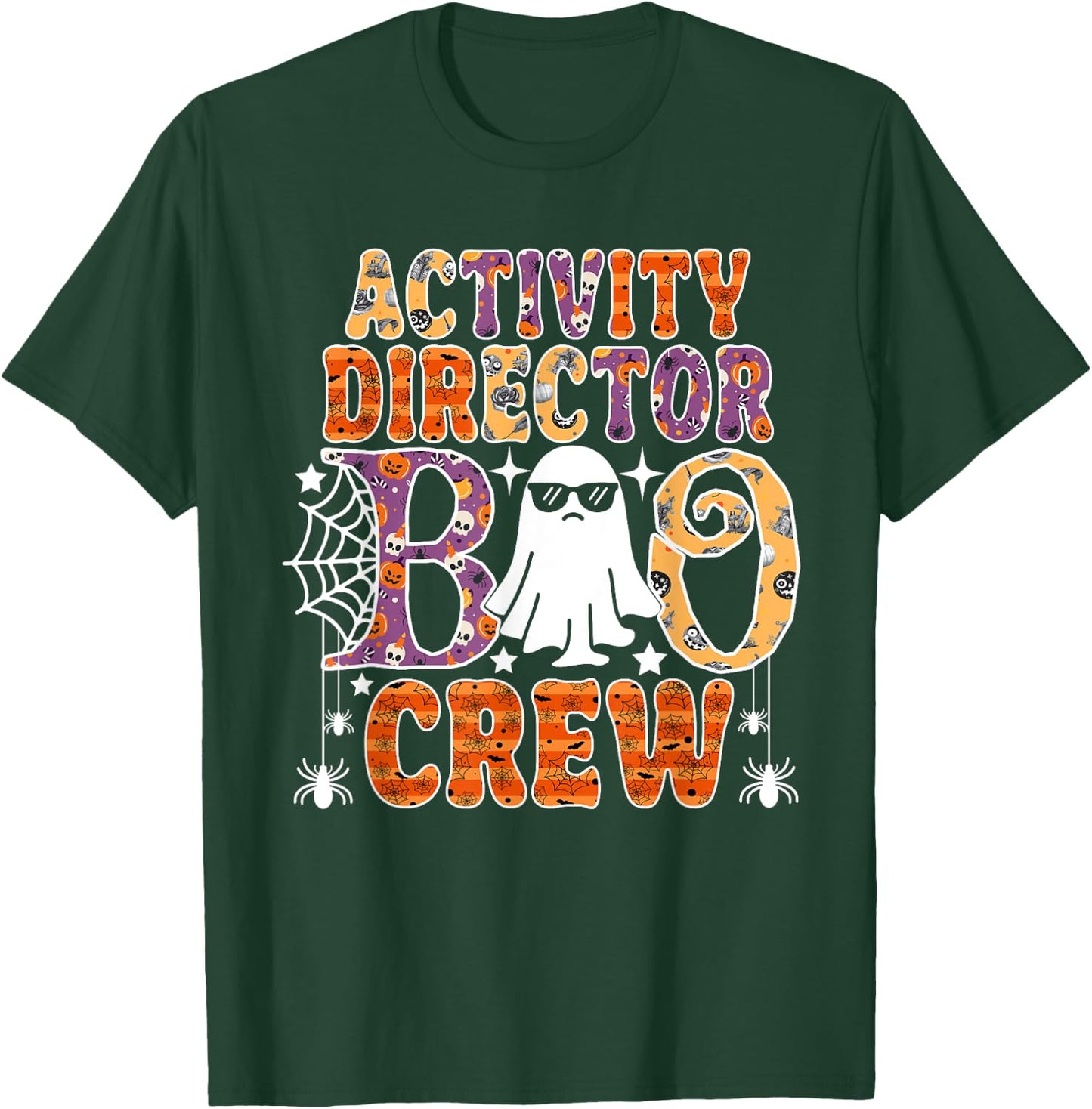 Activity Director Boo Crew Funny Halloween Costume T-Shirt - T-Shirt | Forest