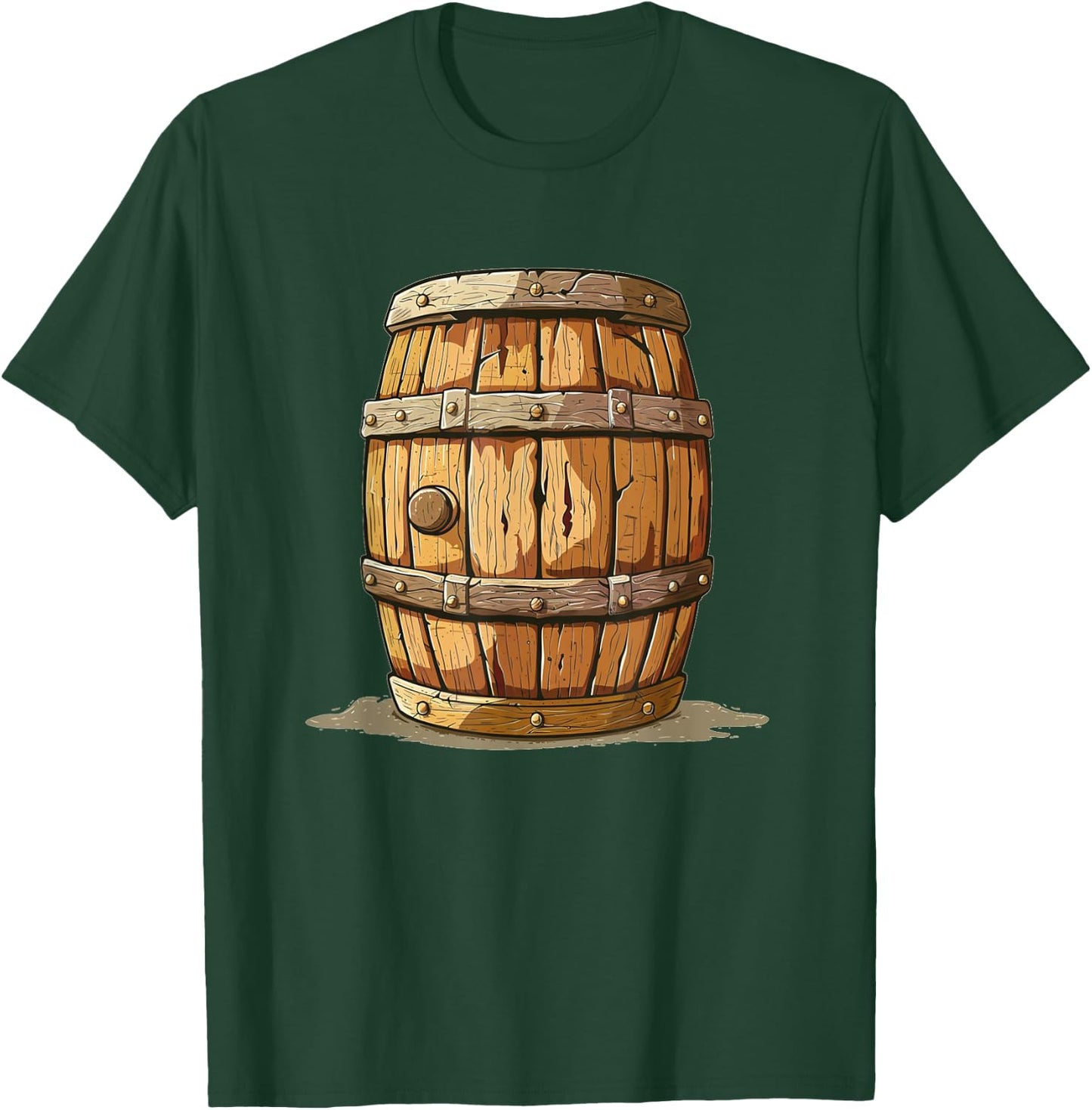 Cool big wooden Barrel T-Shirt - T-Shirt | Forest
