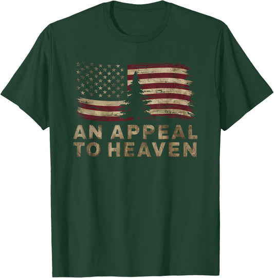 An Appeal to Heaven Patriotic and Inspirational Men T-Shirt - T-Shirt | Forest