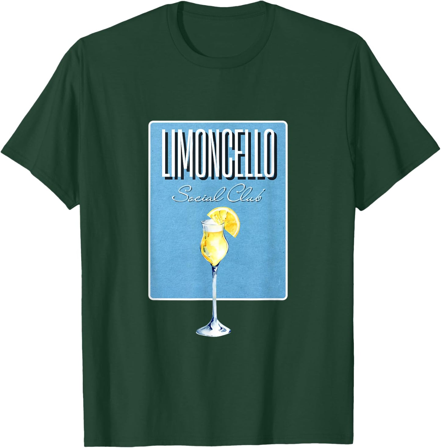 Limoncello Social Club I Lemon Lemon Italy Cocktail T-Shirt - T-Shirt | Forest