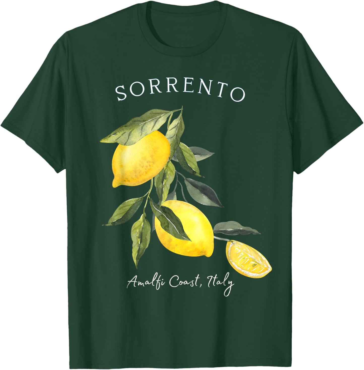 Sorrento Italy European Vacation Outfits Women Souvenir T-Shirt - T-Shirt | Forest