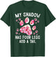 My Shadow Has Four Legs And A Tail Dog Paw T-Shirt - T-Shirt | Forest