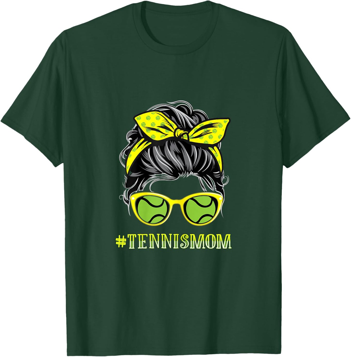 Tennis Mom Shirt Women Tennis Player Mothers Day T-Shirt - T-Shirt | Forest