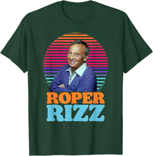 Roper Rizz Funny Three's Company Mr Roper Stanley T-Shirt - T-Shirt | Forest