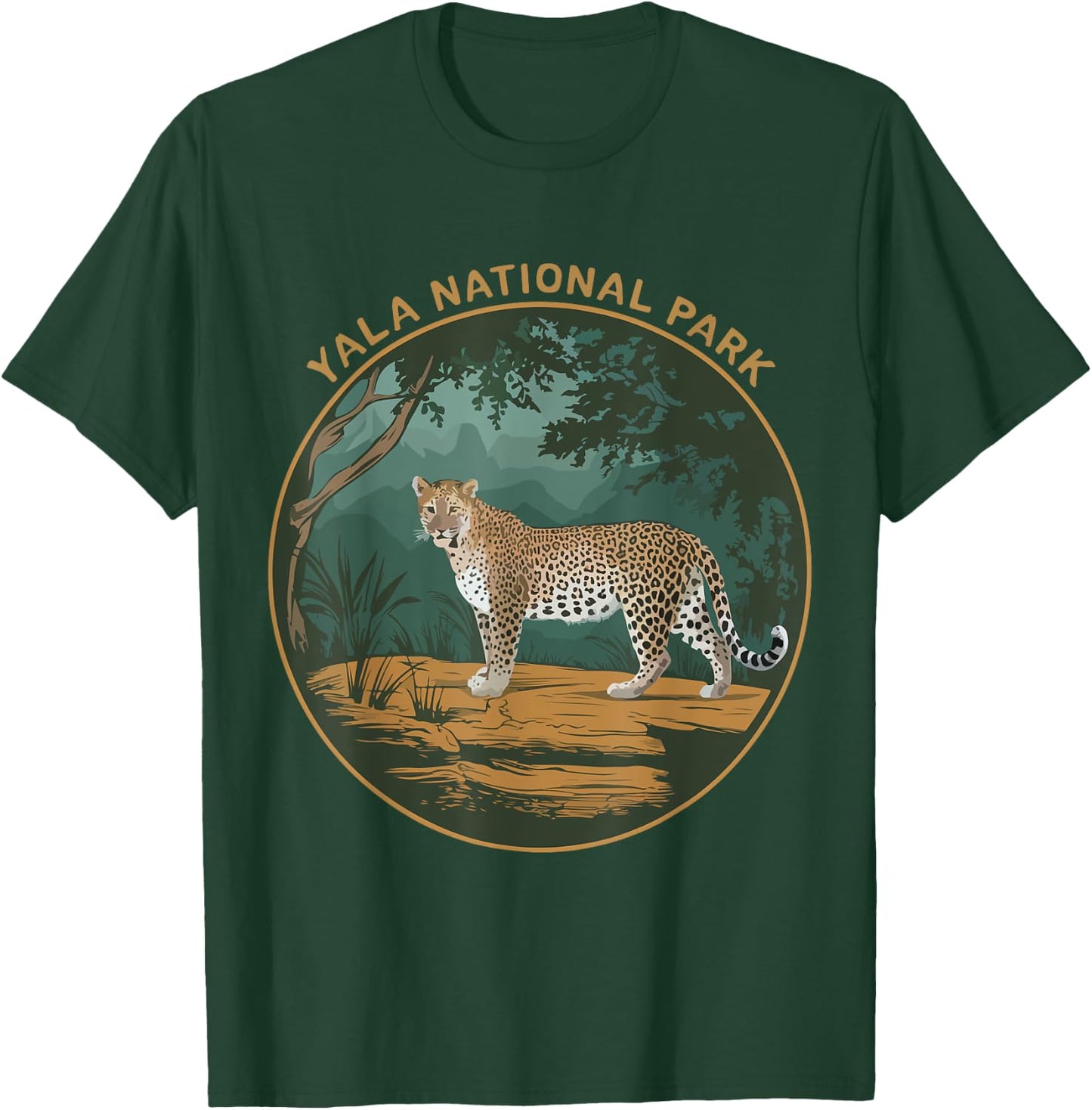 Leopards Yala National Park Souvenir Sri Lanka Wildlife T-Shirt - T-Shirt | Forest