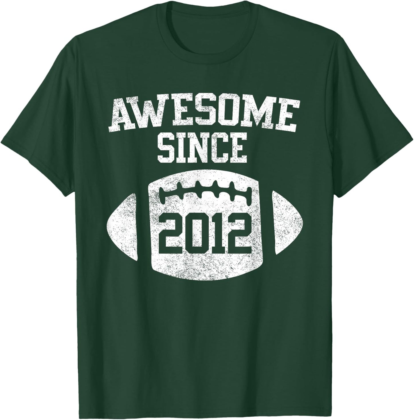 Awesome Since 2012 Football Player T-Shirt - T-Shirt | Forest