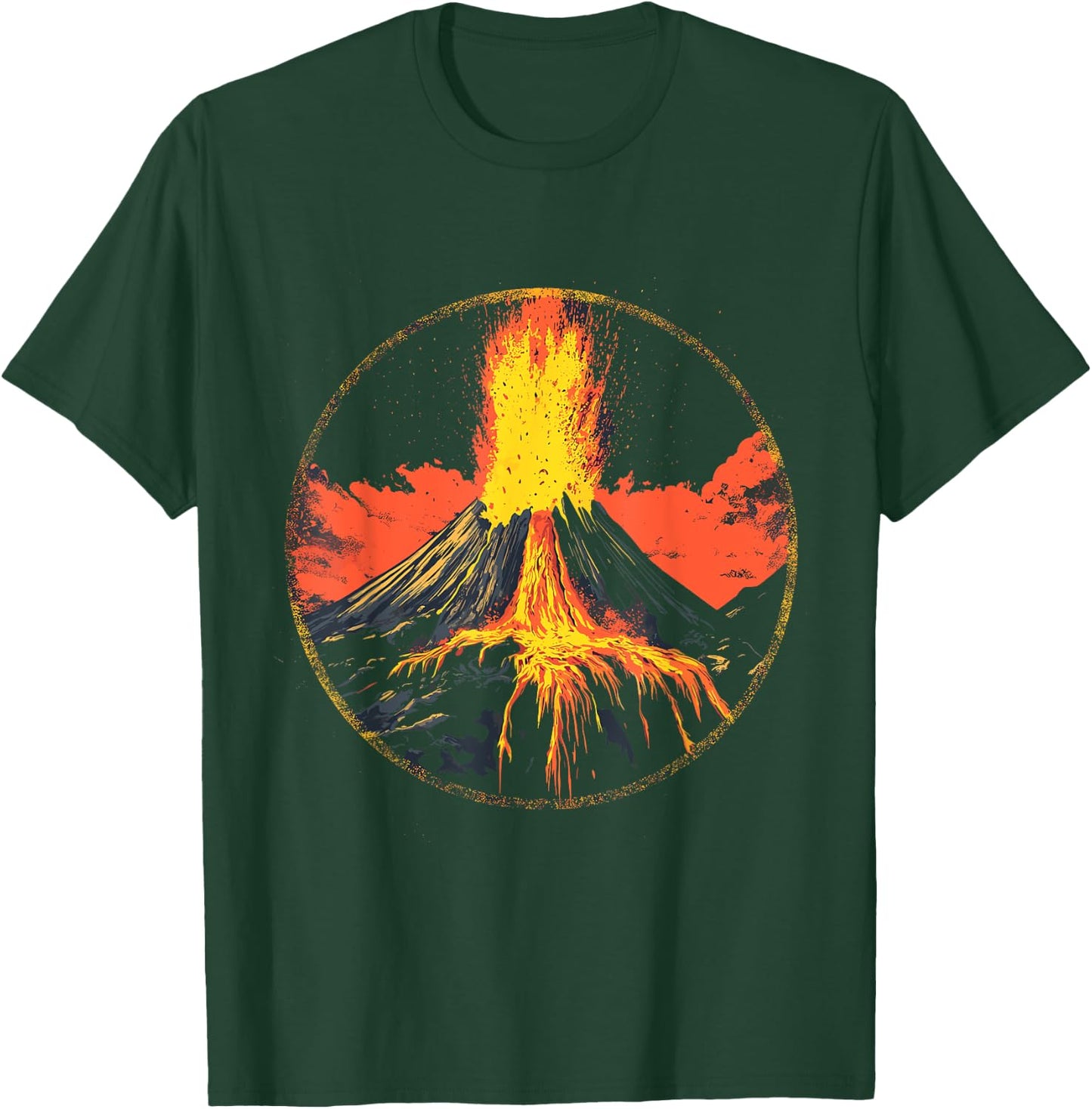 Cool erupting volcano costume for boys and girls T-Shirt - T-Shirt | Forest