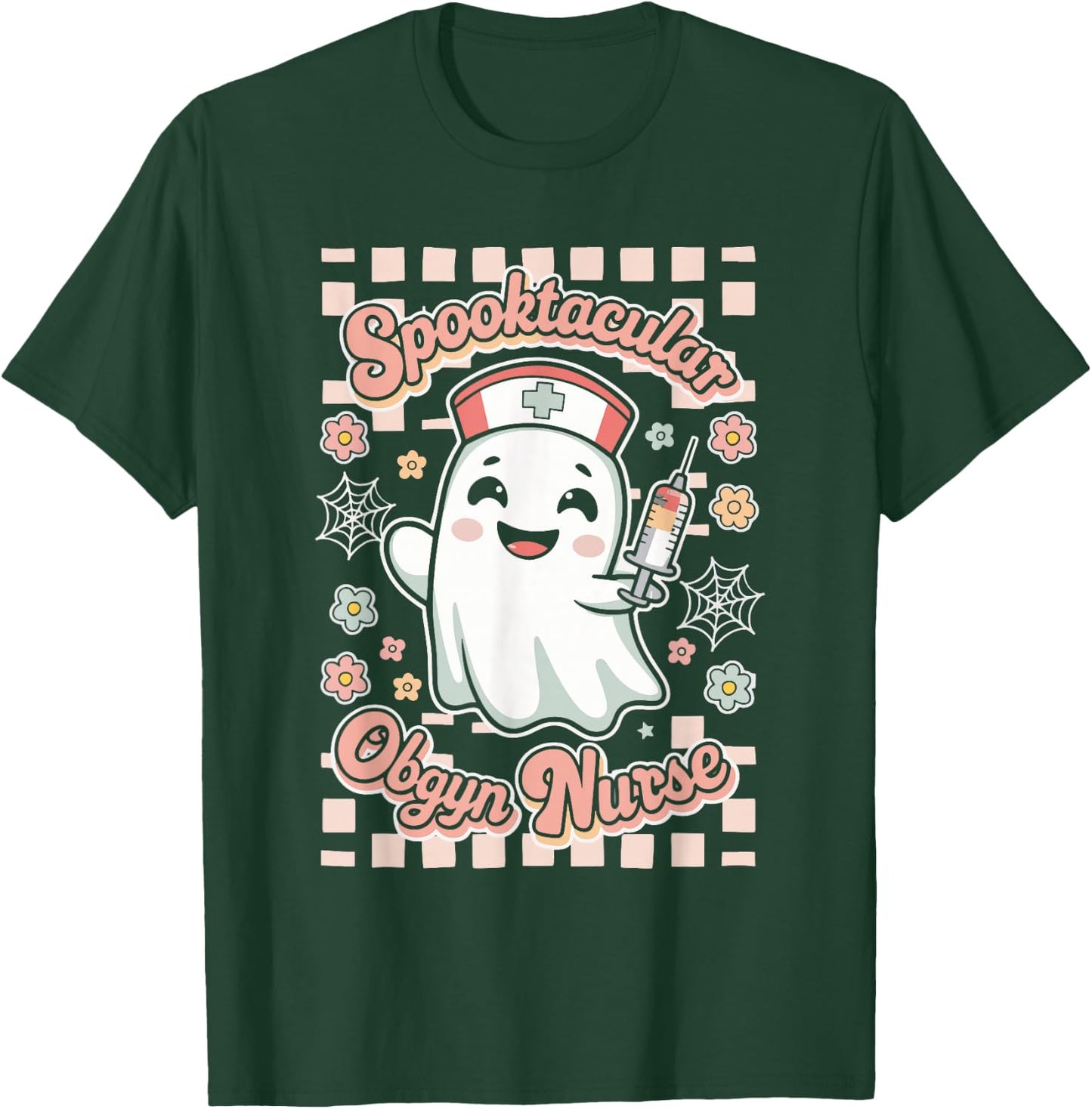 Spooktacular OBGYN Nurse Gynecologist Obstetrics T-Shirt - T-Shirt | Forest