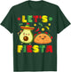 Mexican Cinco De Mayo Shirt Taco And Avocado Let's Fiesta T-Shirt - T-Shirt | Forest