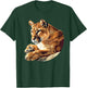 Mountain Lion Round Image T-Shirt - T-Shirt | Forest