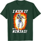 Kids G.I. Joe I Kick It With Ninjas Storm Shadow Action Poster T-Shirt - T-Shirt | Forest